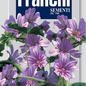 Franchi Seeds of Italy - Flower - FDBF_ 336-25 - Hollyhock Sylvestris - Red - Seeds