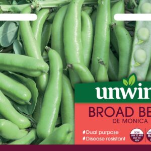 Unwins Broad Bean De Monica 50 Seeds