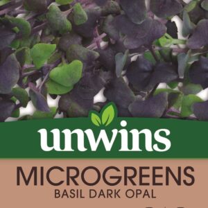 Unwins MicroGreens Basil Dark Opal Seeds