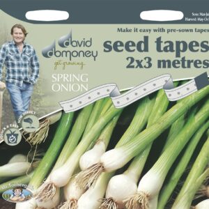 Mr Fothergills - David Domoney - Vegetable - Spring Onion - White Lisbon - Seed Tape