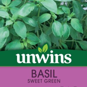 Unwins Herb Basil Sweet Green 400 Seeds
