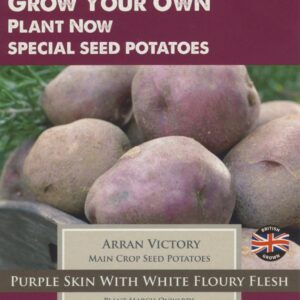 Taylors - Seed Potatoes - Arran Victory - 8 Tubers - Main Crop