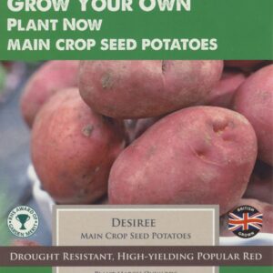 Taylors Seed Potatoes Desiree 10 Tubers Main Crop