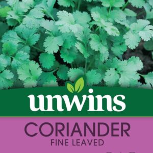 Unwins Herb Coriander Fine Leaved 200 Seeds