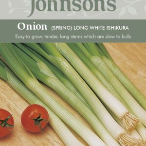 Johnsons Organic Spring Onion Ishikura 350 Seeds