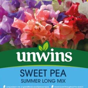 Unwins Flower Sweet Pea Summer Long Mix - 21 Seeds
